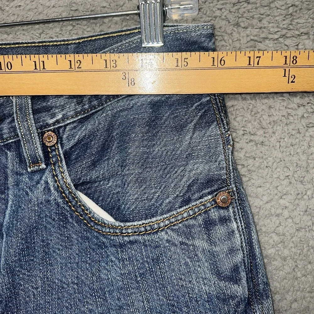VTG Levi's 511 Jeans Men's Size 32 x 34 (32 x 30) Blue Denim Medium Wash Cut Hem